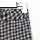 Леггинсы женские, цвет чёрный/принт гусиная лапка, размер 54 - фото 800929022