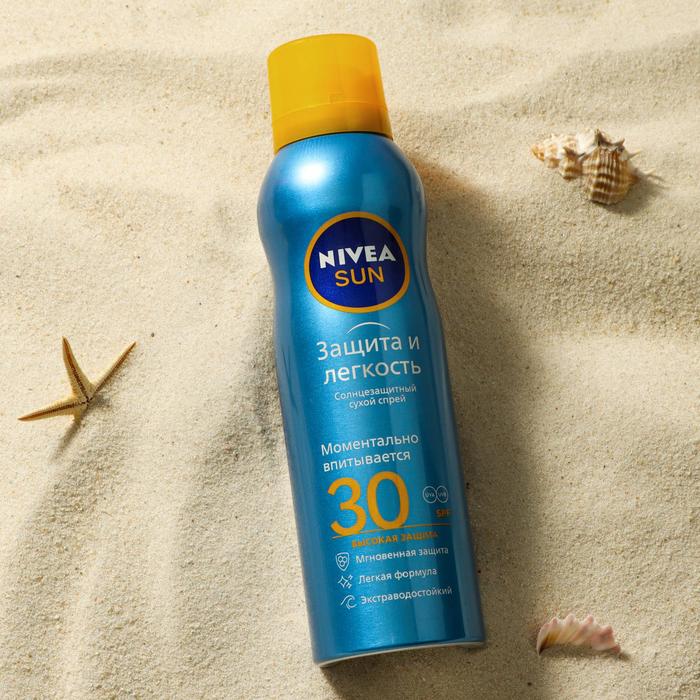 Kinderrijmpjes opvoeder joggen Buy Sunscreen spray Nivea "Protection and Lights" dry SPF 30, 200 ml.  Online, Price - $38.28