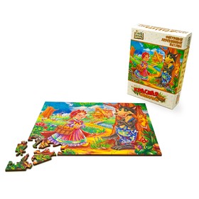Figured Wooden Puzzle Country Fairy Tale 