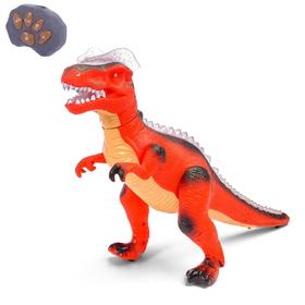 {{photo.Alt || photo.Description || 'Динозавр радиоуправляемый «T-Rex», световые и звуковые эффекты, работает от батареек, цвет красный'}}