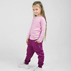 Брюки для девочки «Basic», рост 104 см, цвет фиолетовый