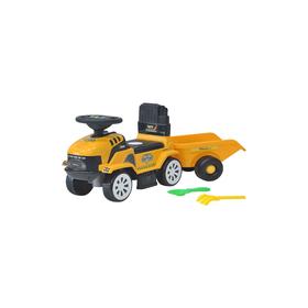 Детская Каталка Everflo Tractor, yellow, c прицепом