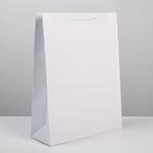 Пакет ламинированный «Белый», L 31 х 40 х 11,5 см - фото 1672422