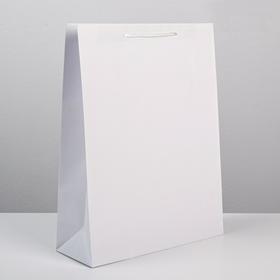 Пакет ламинированный «Белый», L 31 х 40 х 11,5 см