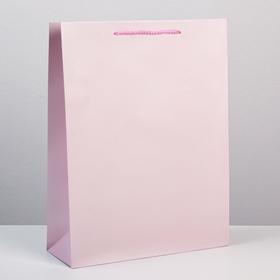 Пакет ламинированный «Розовый», L 31 х 40 х 11,5 см