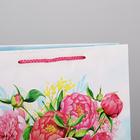 Пакет ламинированный вертикальный «Пионы», L 31 × 40 × 11.5 см 6631896