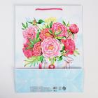 Пакет ламинированный вертикальный «Пионы», L 31 × 40 × 11.5 см 6631896