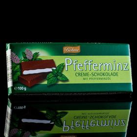 Шоколад Böhme Creme-Schokolade Pfefferminz с начинкой «Перечная мята», 100 г