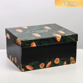 Складная коробка «Шишки», 31,2 х 25,6 х 16,1 см