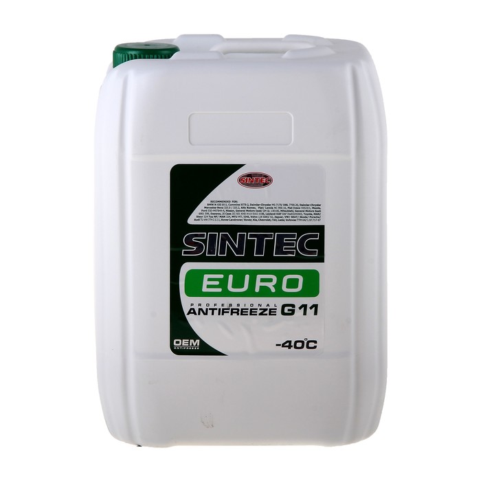 Антифриз sintec euro зеленый