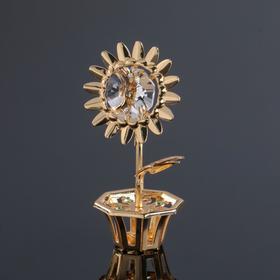 Сувенир «Цветочек", с кристаллами