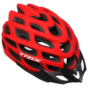 Шлем велосипедиста TRIX, кросс-кантри, 35 отверстий, регулировка обхвата, размер: L 59-60см