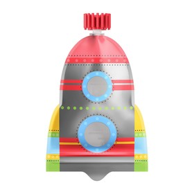 Мягкий контейнер для детского питания «Пауч Ракета» TUBIK