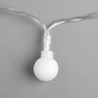 Гирлянда «Нить» 3 м с насадками «Шарики», IP20, прозрачная нить, 20 LED, свечение мульти, AAх3 806824