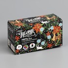 Гирлянда «Нить» 3 м с насадками «Ёжики», IP20, прозрачная нить, 20 LED, свечение мульти, AAх3 806827