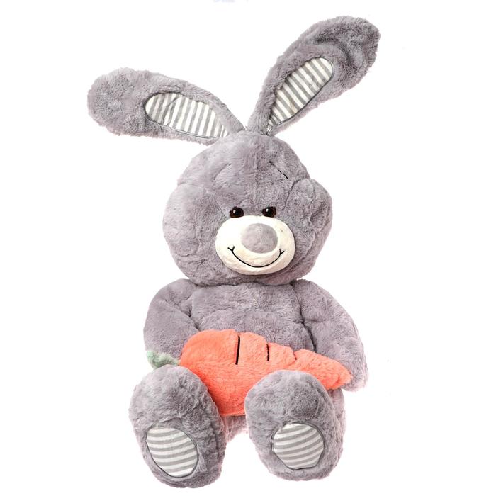 Мягкая игрушка «Заяц с морковкой», 85 см, цвета МИКС - фото 4045762