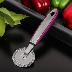 {{photo.Alt || photo.Description || 'Нож для пиццы и теста Доляна Blade, 20 см, ручка soft touch, цвет фиолетовый'}}