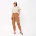 Джинсовые брюки женские MINAKU: Casual collection, цвет коричневый, р-р 44 6535088 - фото 6978825