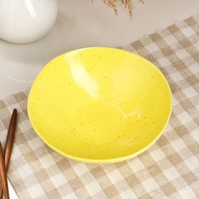 Тарелка "Обеденная", глубокая, yellow, 0.7 л