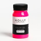 Декоративный гель для волос, лица и тела COLOR GEL Holly Professional, Pink Neon, 100 мл 7138969 - фото 1684417