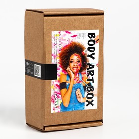 Набор декоративных гелей для волос, лица и тела BODY ART BOX Holly Professional, 6 шт, 120 м