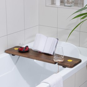 Столик на ванну деревянный "Relax" эбеновое дерево