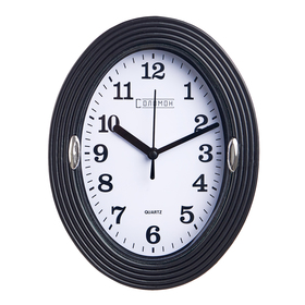 Часы настенные, серия: Классика, "Бенедатта", 19х22 см черные, в Донецке