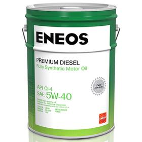 Масло моторное ENEOS Premium Diesel CI-4, 5W-40, 20 л