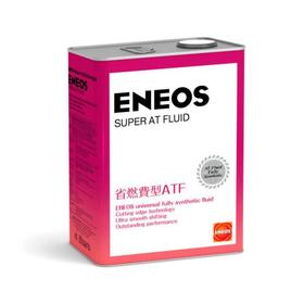 Масло трансмиссионное ENEOS Super AT Fluid, 4 л 7123723