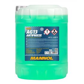 Антифриз Mannol Hightec AG13, зеленый, 10 л, канистра 7160406