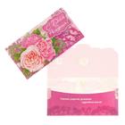 Конверт для денег "С Днём Рождения!",розовые пионы, бабочка, розовый фон - фото 2945344