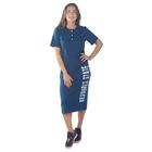 Платье женское, размер 48, цвет синий, тёмно-синий - фото 8054615