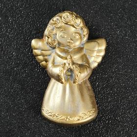 Фигура с подвесом "Молящийся ангел" латунь, 13х6х2 см