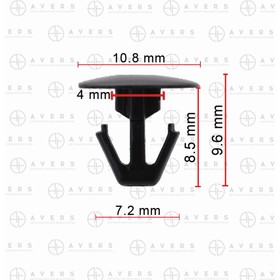 Клипса Honda 91518S10003 4872363