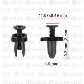 Клипса Mazda GJ6E50715B 4872436