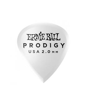 Медиаторы ERNIE BALL 9203 - Prodigy Mini, 2 мм, материал делрин, белые, 6 шт
