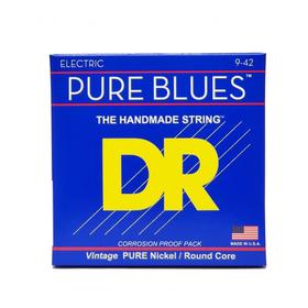 Струны для электрогитары DR PHR - 9 - серия Pure Blues чистый никель, Light (9 - 42)