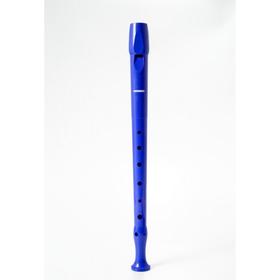Блокфлейта сопрано HOHNER B95084DB - немецкая система, пластик, 1 часть, цвет синий