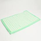 Иппликатор-коврик, зеленый, в бархатном чехле, 45 x 67 см - фото 1698149