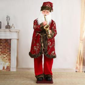 {{photo.Alt || photo.Description || 'Дед Мороз &quot;В красном костюме с узором&quot; двигается, музыка саксофон, 160 см'}}