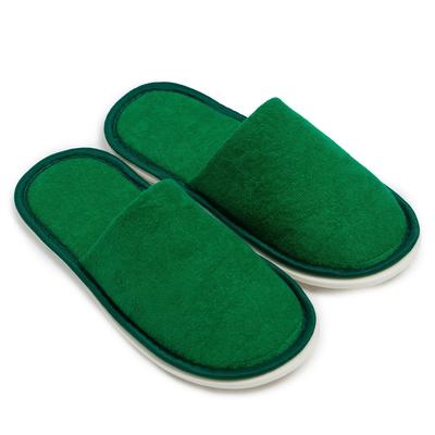 Тапочки женские, цвет зелёный, размер 36-38