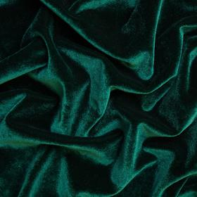 Трикотаж плательный, гладкокрашенный, ширина 150 см, цвет тёмно-зелёный
