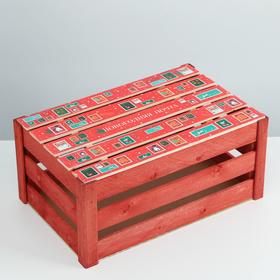 Ящик деревянный «Почта», 21 × 30 × 15  см