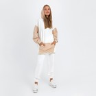 Худи женское MINAKU: Casual Collection цвет бежевый/экрю, р-р 42 - фото 14109