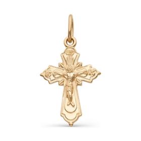 Подвеска позолота "Православный крест" 51-01100, цвет золото