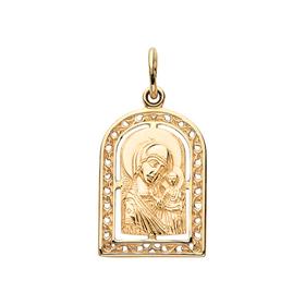Подвеска позолота "Икона православная" 52-02830, цвет золото