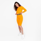 Рашгард женский, цвет оранжевый, размер 44 - фото 14229