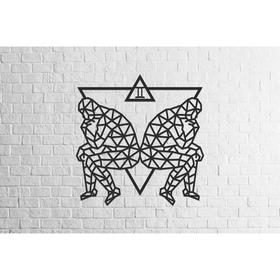 Деревянный декор настенный «Близнецы», панно, пазл EWA Design