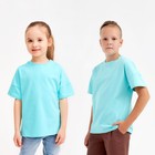 Футболка детская MINAKU:Basic line kids цвет голубой, рост 134 5538910 - фото 8234843