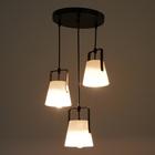 Светильник подвесной Нэнси 3х25Вт Е27 черный 33х33х20(75)см - фото 801791248